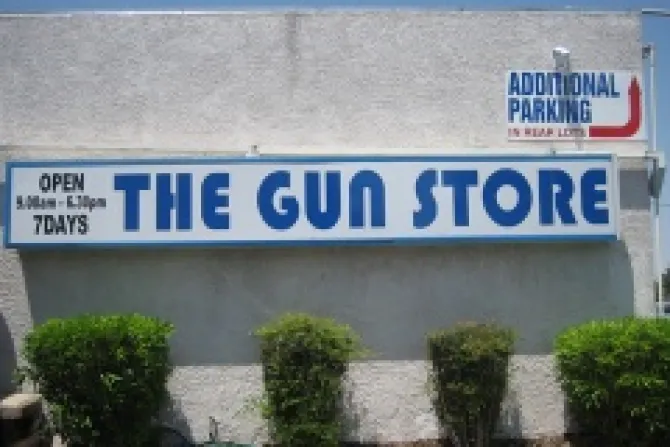 The Gun Store Credit Erik Jaeger via Flickr CC BY NC 20 CNA US Catholic News 1 22 13