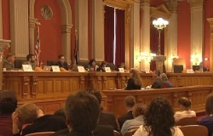 The Health and Human Services Committee hears testimony against Colorado Senate Bill 175, April 10, 2014.   Peter Zelasko/CNA.