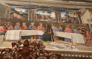 The Last Supper on the wall of the Vatican's Sistine Chapel on Oct. 29, 2014.   Bohumil Petrik/CNA.