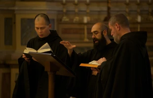 The Monks of Norcia.   Christopher McLallen, Courtesy of Benedicta, de Montfort Music.