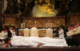A Mass of diaconal ordination said in St. Peter's Basilica, Oct. 1, 2015.   Bohumil Petrik/CNA.