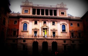 Rome's Pontifical Gregorian University, where the May 25 secretive gathering was held.   Luigi Santoro via Wikimedia Commons. Filter added.