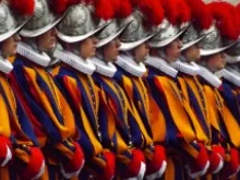 The Pontifical Swiss Guard's annual commemoration of fallen guards on May 6, 2013. 