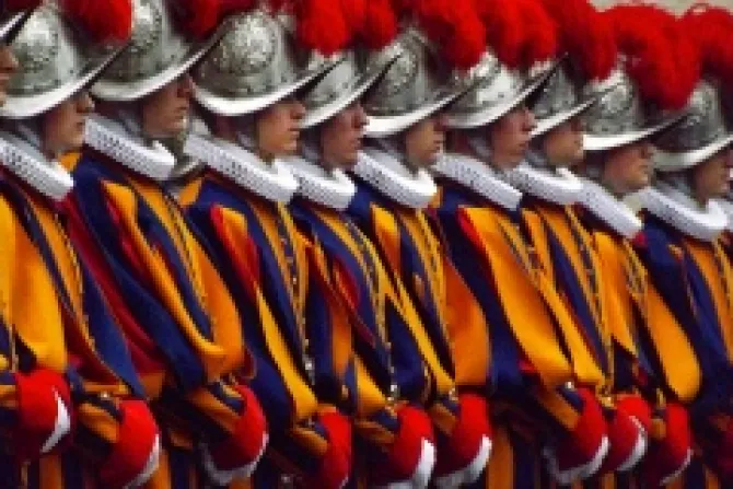 The Pontifical Swiss Guards anual commemoration of fallen guards on May 6 2013 Credit Stephen Driscoll CNA CNA 5 6 13