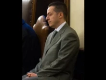 The Pope's butler Paolo Gabriele sits in the courtroom of the Vatican tribunal, at the Vatican, Saturday, Sept. 29, 2012. 