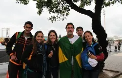 The Said di Lavor Family made the trip from Brasilia to Rio de Janeiro for the 2013 World Youth Day. Estefania Aguirre/CNA.?w=200&h=150