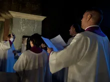 The Sistine Chapel Choir sings in Westminster Cathedral, May 6, 2012. 