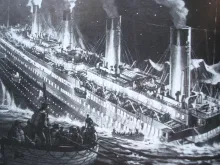 The Titanic Sinking. 