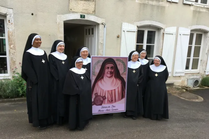 The Tyburn Nuns at Maison Garnier the birthplace of their foundress Servant of God Marie Adle Garnier Photo courtesy of the Tyburn Nuns CNA