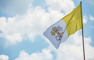 The flag of Vatican City.   Andreas Duren/CNA.