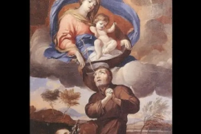 The Virgin Mary Giving the Scapular to St Simon Stock CNA World Catholic News 5 11 12