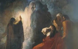 Detail from The Witch of Endor, by Dmitri Nikiforovich Martynov (1857) 