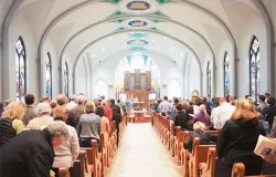 The congregation at Holy Rosary participates in the Oct. 7 rededication Mass at the renovated church.?w=200&h=150