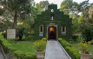 The historic shrine chapel of Our Lady of La Leche in St. Augustine, Florida. Photo courtesy of the Diocese of St. Augustine. 