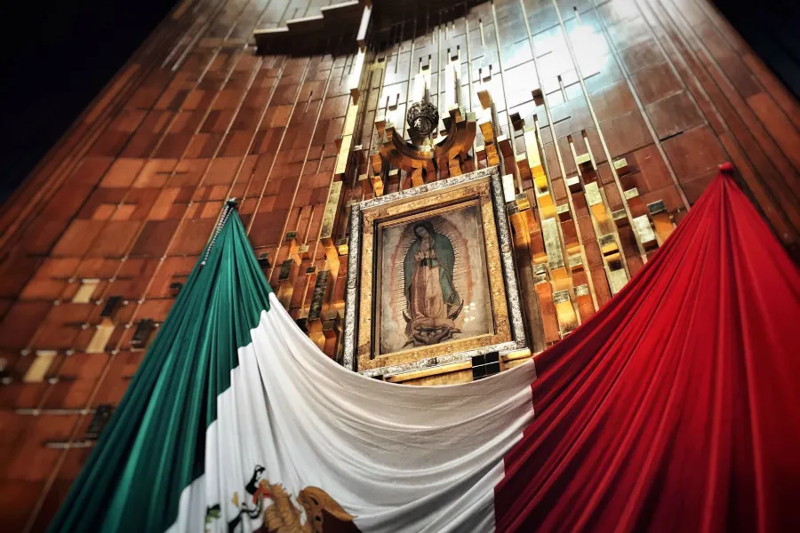 The image of Our Lady of Guadalupe inside the Basilica Shrine. ?w=200&h=150