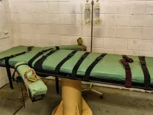 The lethal injection room at New Mexico State Pen. 