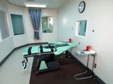 The lethal injection room at San Quentin State Prison, completed in 2010. 