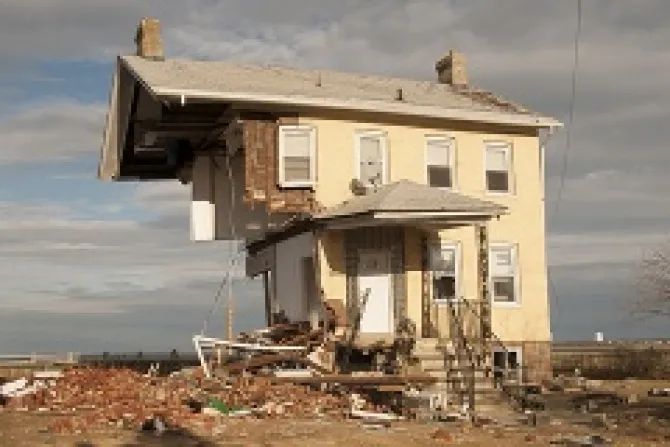 The remains of a home in Union Beach NJ on Nov 8 2012 stand as a stark reminder of the power of Hurricane Sandy after it swept through the area Credit Patsy Lynch FEMA CNA 5 2 13
