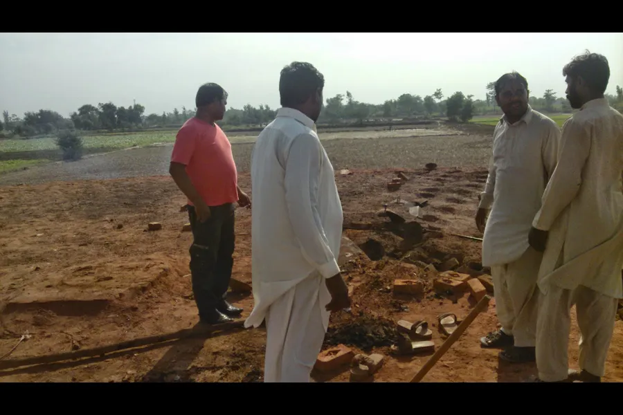 The site where the Christian couple were lynched at a brick factory in Pakistan's Punjab province in November 2014. Photo courtesy of Legal Evangelical Association Development.?w=200&h=150