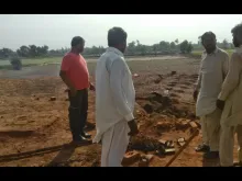 The site where a young Christian couple were allegedly burned alive at a brick factory in Pakistan's Punjab province. Courtesy of Legal Evangelical Association Development.