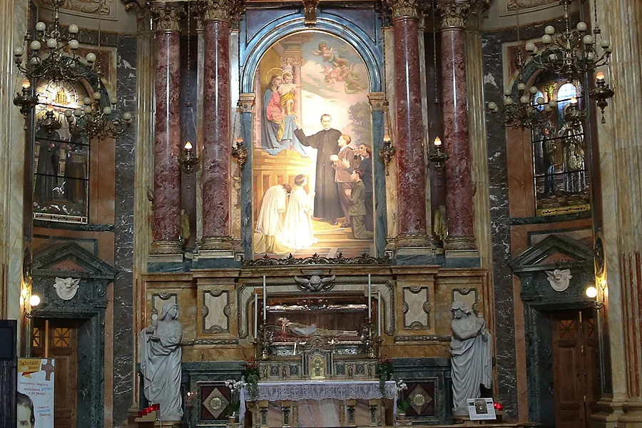 The tomb of St. John Bosco in the Basilica di Maria Ausiliatrice in Turin. ?w=200&h=150