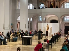 A blessing service at St. Augustin Catholic church in Würzburg, Germany, for couples, including those of the same-sex, May 10, 2021.