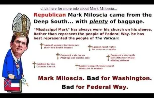 This image on an anti-Mark Miloscia website has since been taken down. 