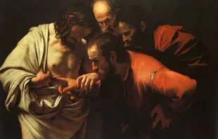 The Incredulity of Saint Thomas /   Caravaggio