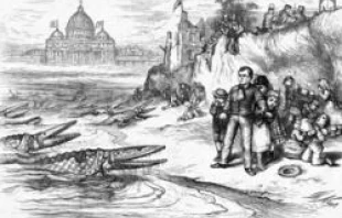 One of Thomas Nast's anti-Catholic cartoons