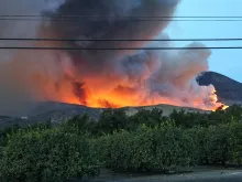 Thomas fire in California. 