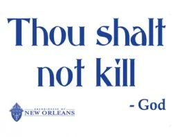 Thou Shalt Not Kill yard sign being distributed in the archdiocese. ?w=200&h=150
