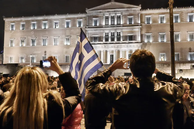 Thousands of demonstrators gather outside the Greek parliament on Feb 5 2015 in Athens Greece Credit Milos Bicanski Getty Images News Getty Images CNA 2 9 15