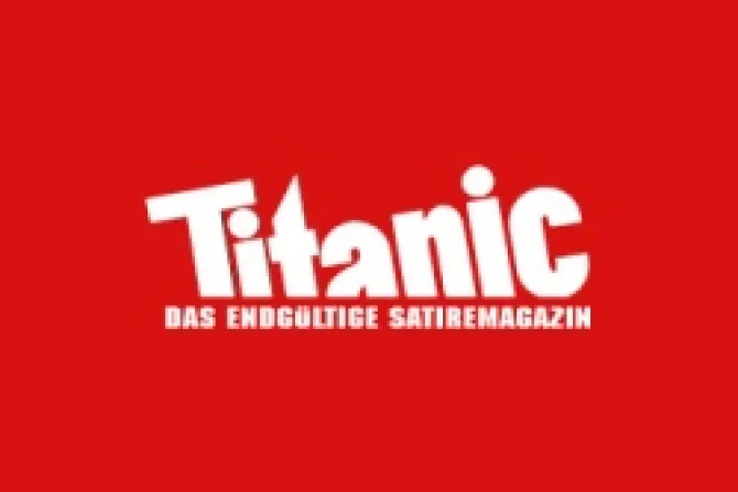 Titanic magazine logo CNA World Catholic News 7 11 12