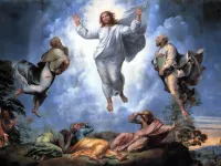 Detail from Raphael's Transfiguration (1516-20).