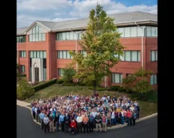 Tyndale House employees outside their headquarters in Carol Stream, Ill. ?w=200&h=150