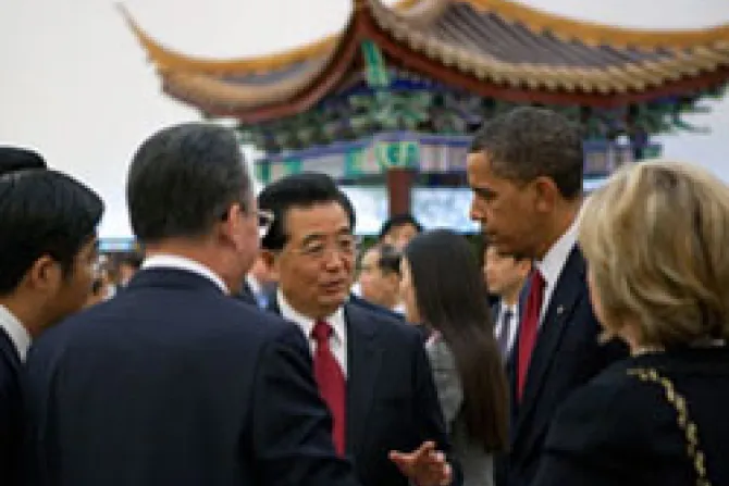 US President Barack Obama Chinese President Hu Jintao CNA World Catholic News 1 18 11