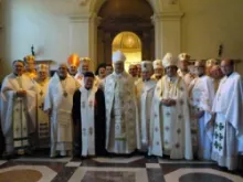 The Eastern Catholic bishops on May 17, during their ad limina visit to Rome.