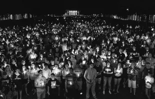 UVA candle light vigil for Charlottesville.   Rick Stillings via Flickr (CC BY NC SA 2.0). 