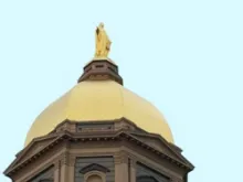 The famous golden dome of the administrations building at the University of Notre Dame. File Photo-CNA.