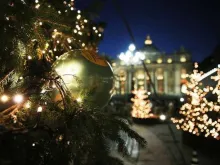Christmas in St. Peter's Square.  