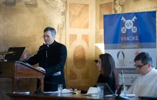 VHacks at the Vatican on March 9, 2018.   Vatican Media.