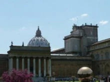 The Vatican Museums as seen from its courtyard