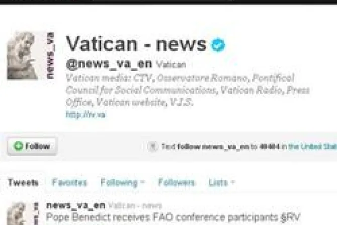 Vatican Twitter 2 CNA US Catholic News 7 1 11