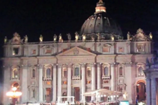 Vatican at night CNA World Catholic News 6 6 11