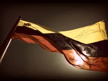 The flag of Venezuela. 