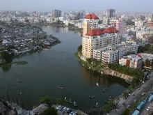   View of Dhaka, Bangladesh taken on April 17, 2012 (cropped). 