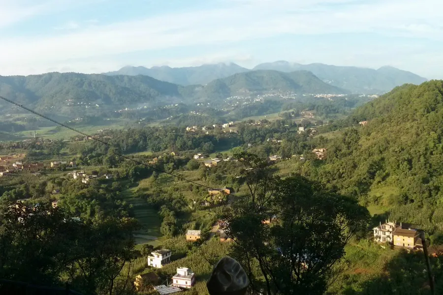 A view of the southern Kathmandu Valley, near Godawari, Nepal. ?w=200&h=150