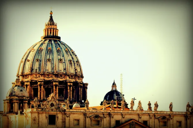 View of St Peters Basilica from the Pontifical Urbanian University on June 5 2015 Credit Bohumil Petrik CNA 10 12 15