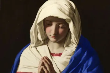 Virgin Mary by Sassoferrato Public Domain CNA