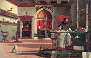 St. Augustine in his Study /   Vittore Carpaccio